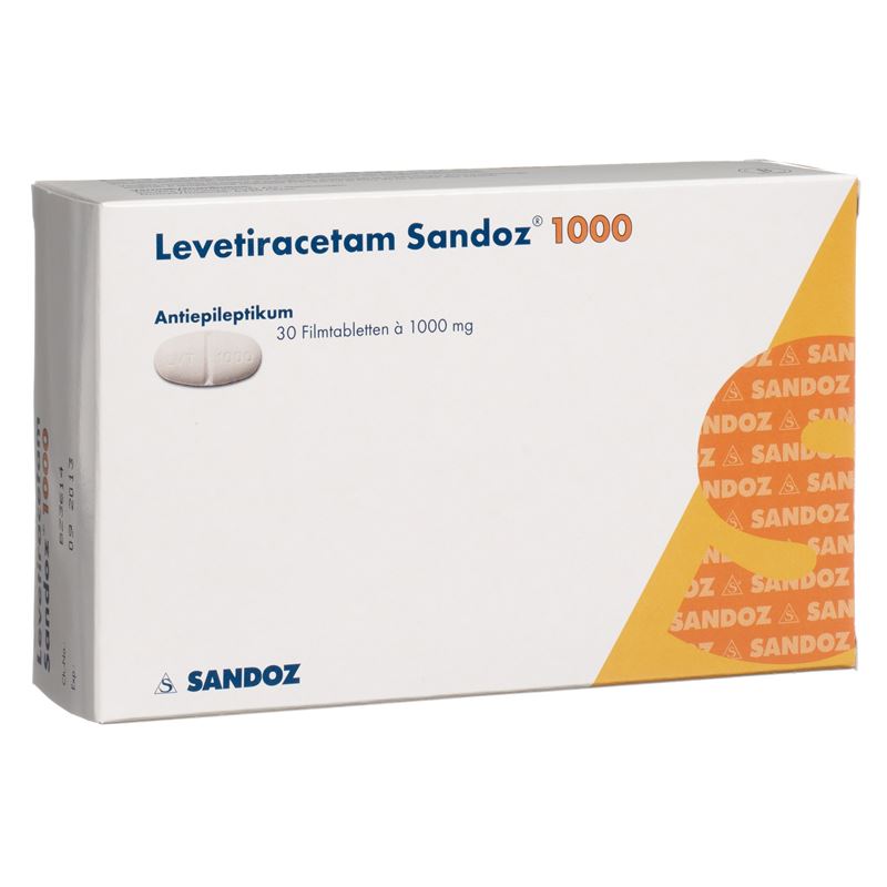 LEVETIRACETAM Sandoz Filmtabl 1000 mg 30 Stk