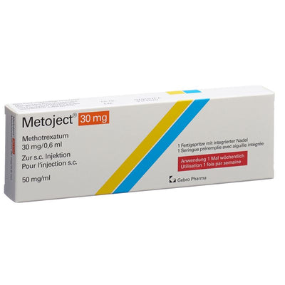 METOJECT Inj Lös 30 mg/0.6ml Fertspr 0.6 ml