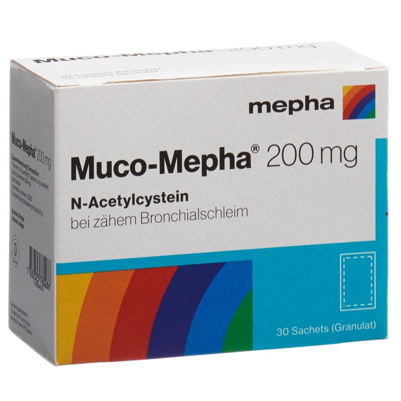 MUCO Mepha Gran 200 mg Btl 30 Stk