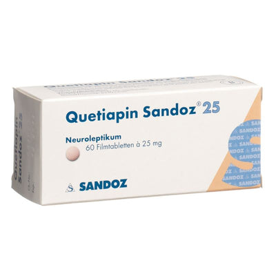 QUETIAPIN Sandoz Filmtabl 25 mg 60 Stk