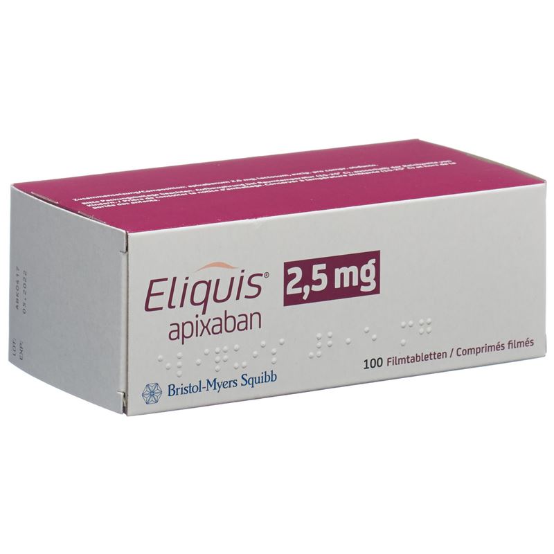 ELIQUIS Filmtabl 2.5 mg 100 Stk