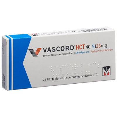 VASCORD HCT Filmtabl 40/5/25 mg 28 Stk