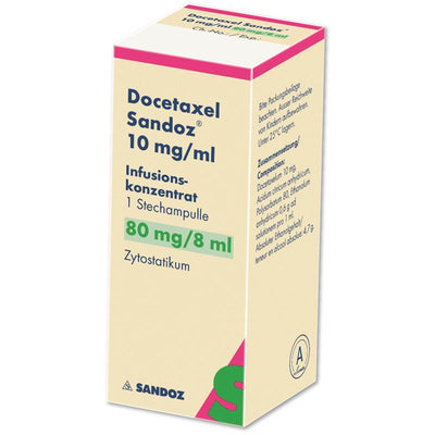 DOCETAXEL Sandoz Inf Konz 80 mg/8ml Durchstf