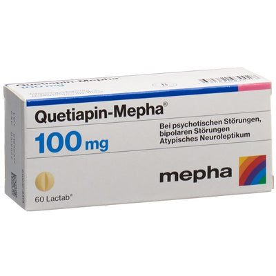 QUETIAPIN Mepha Filmtabl 100 mg 60 Stk