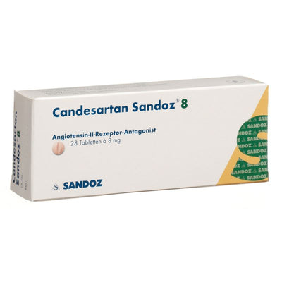 CANDESARTAN Sandoz Tabl 8 mg 28 Stk