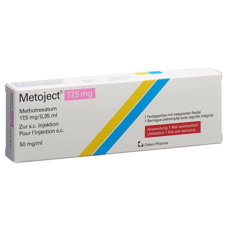 METOJECT Inj Lös 17.5 mg/0.35ml Fertspr 0.35 ml