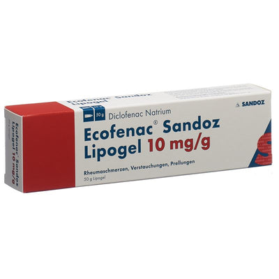 ECOFENAC Sandoz Lipogel 10 mg/g Tb 50 g