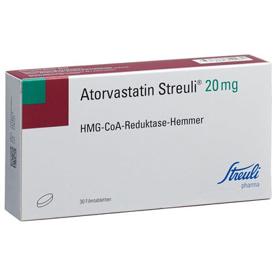 ATORVASTATIN Streuli Filmtabl 20 mg 30 Stk