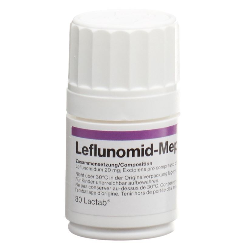 LEFLUNOMID Mepha Lactab 20 mg Ds 100 Stk