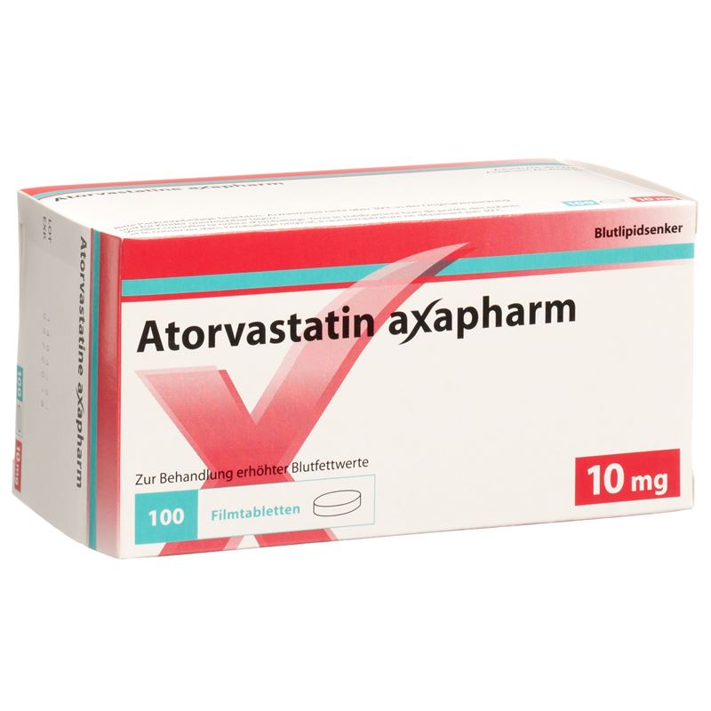 ATORVASTATIN axapharm Filmtabl 10 mg 100 Stk