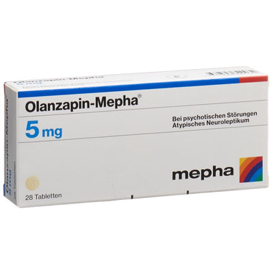 OLANZAPIN Mepha Tabl 5 mg 28 Stk