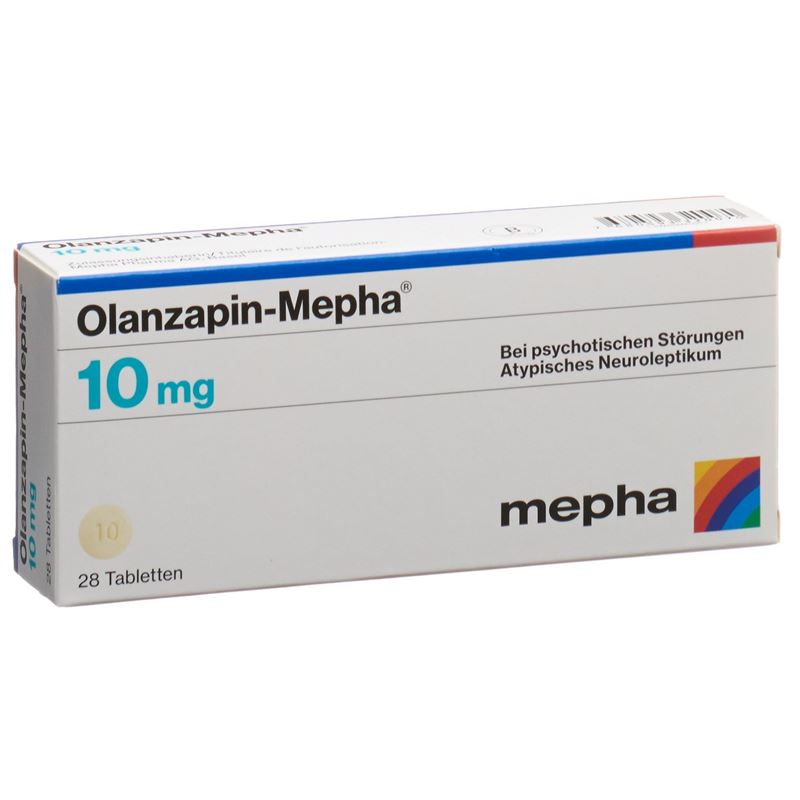 OLANZAPIN Mepha Tabl 10 mg 28 Stk