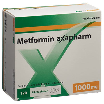 METFORMIN Axapharm Filmtabl 1000 mg 120 Stk