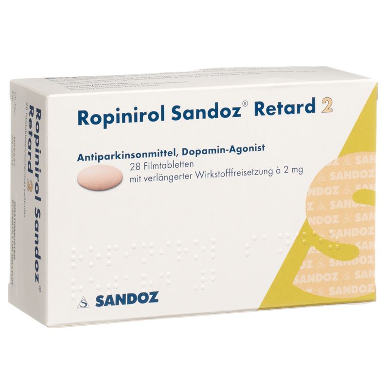 ROPINIROL Sandoz Retard Ret Tabl 2 mg 28 Stk