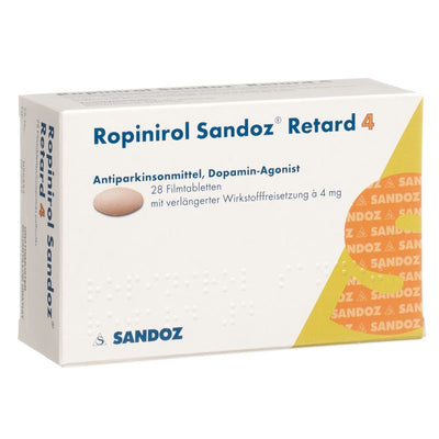 ROPINIROL Sandoz Retard Ret Tabl 4 mg 28 Stk