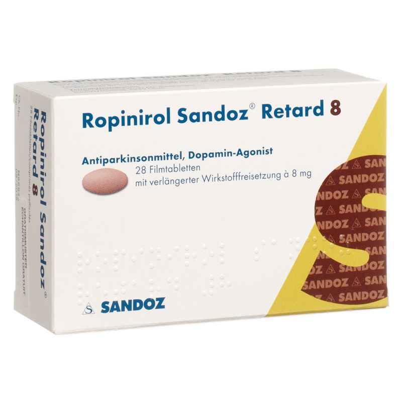 ROPINIROL Sandoz Retard Ret Tabl 8 mg 28 Stk