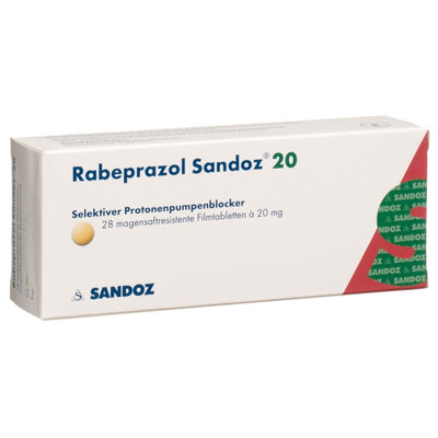 RABEPRAZOL Sandoz Tabl 20 mg 28 Stk