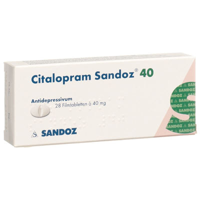 CITALOPRAM Sandoz Filmtabl 40 mg 28 Stk