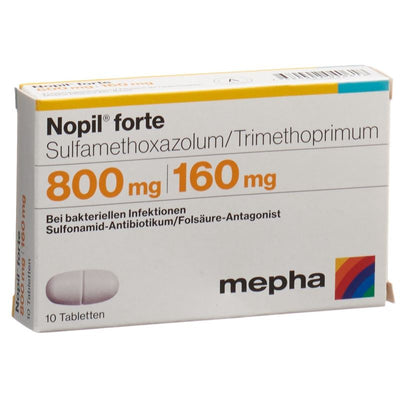 NOPIL forte Tabl 800/160mg 10 Stk