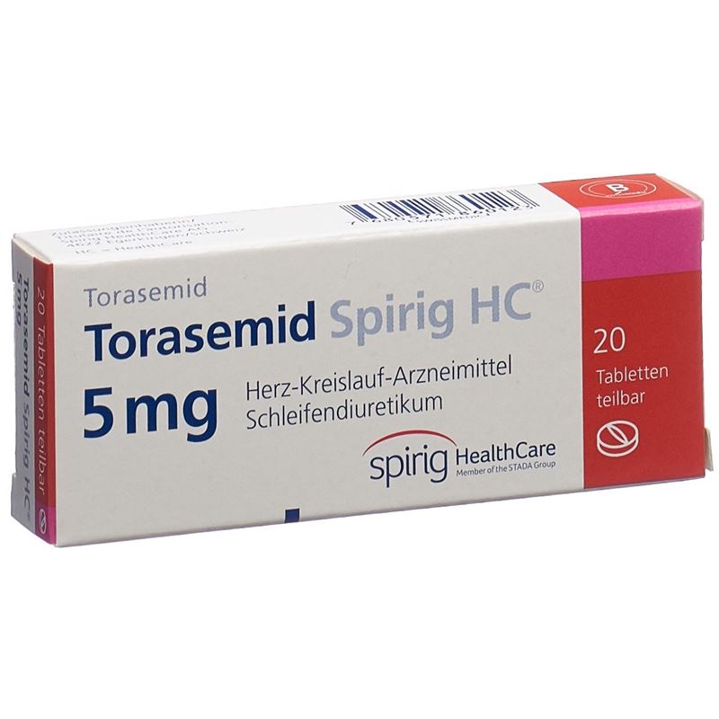 TORASEMID Spirig HC Tabl 5 mg 20 Stk