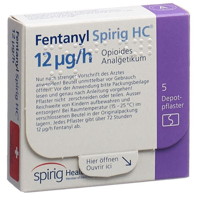 FENTANYL Spirig HC 12 mcg/h Depotpfl 5 Stk