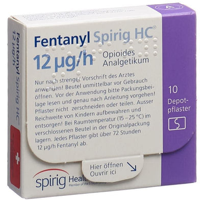 FENTANYL Spirig HC 12 mcg/h Depotpfl 10 Stk