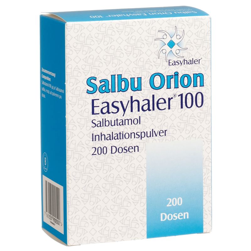 SALBU ORION Easyhaler Inh Plv 0.1 mg 200 Dos