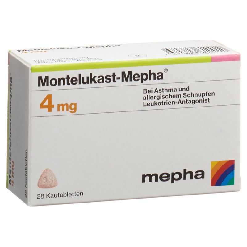 MONTELUKAST Mepha Kautabl 4 mg 28 Stk