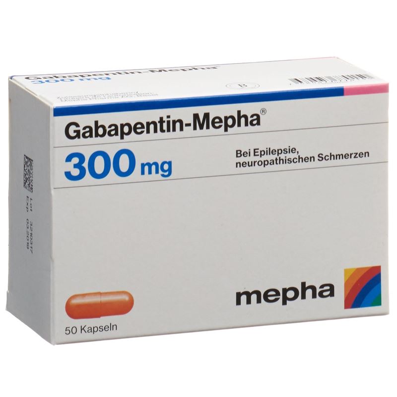 GABAPENTIN Mepha Kaps 300 mg 50 Stk