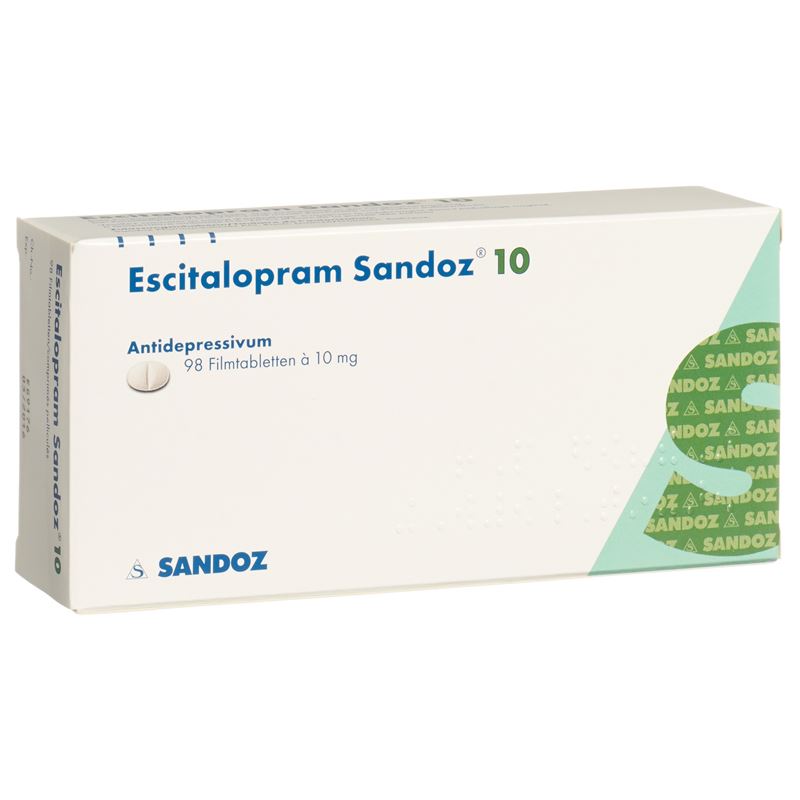 ESCITALOPRAM Sandoz Filmtabl 10 mg 98 Stk