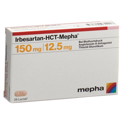 IRBESARTAN-HCT Mepha Filmtabl 150/12.5 28 Stk