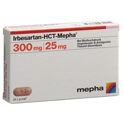 IRBESARTAN-HCT Mepha Filmtabl 300/25 28 Stk