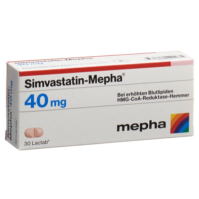 SIMVASTATIN Mepha Lactab 40 mg 30 Stk