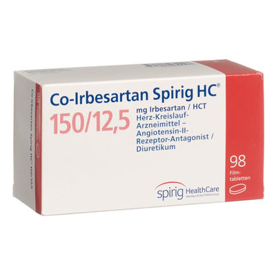 CO-IRBESARTAN Spirig HC Filmtabl 150/12.5mg 98 Stk