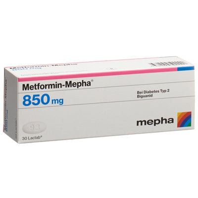 METFORMIN Mepha Filmtabl 850 mg 30 Stk