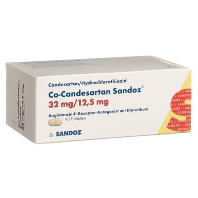 CO-CANDESARTAN Sandoz Tabl 32/12.5 mg 98 Stk