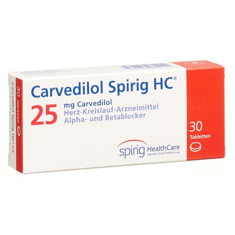 CARVEDILOL Spirig HC Tabl 25 mg 30 Stk