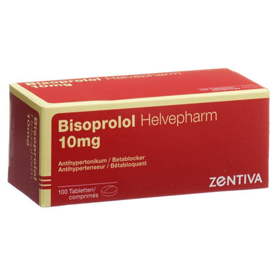 BISOPROLOL Helvepharm Tabl 10 mg 100 Stk