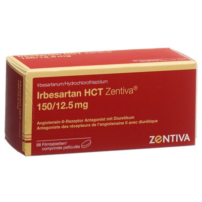 IRBESARTAN HCT Zentiva Filmtabl 150/12.5mg 98 Stk