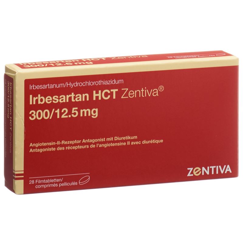 IRBESARTAN HCT Zentiva Filmtabl 300/12.5mg 28 Stk