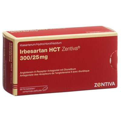 IRBESARTAN HCT Zentiva Filmtabl 300/25mg 98 Stk