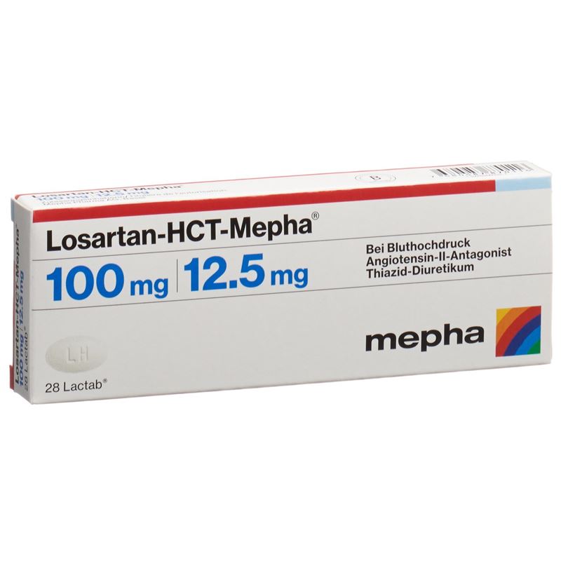 LOSARTAN-HCT Mepha Lactab 100/12.5mg 28 Stk