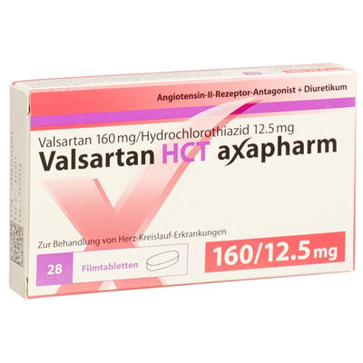 VALSARTAN HCT axapharm 160/12.5 mg 28 Stk