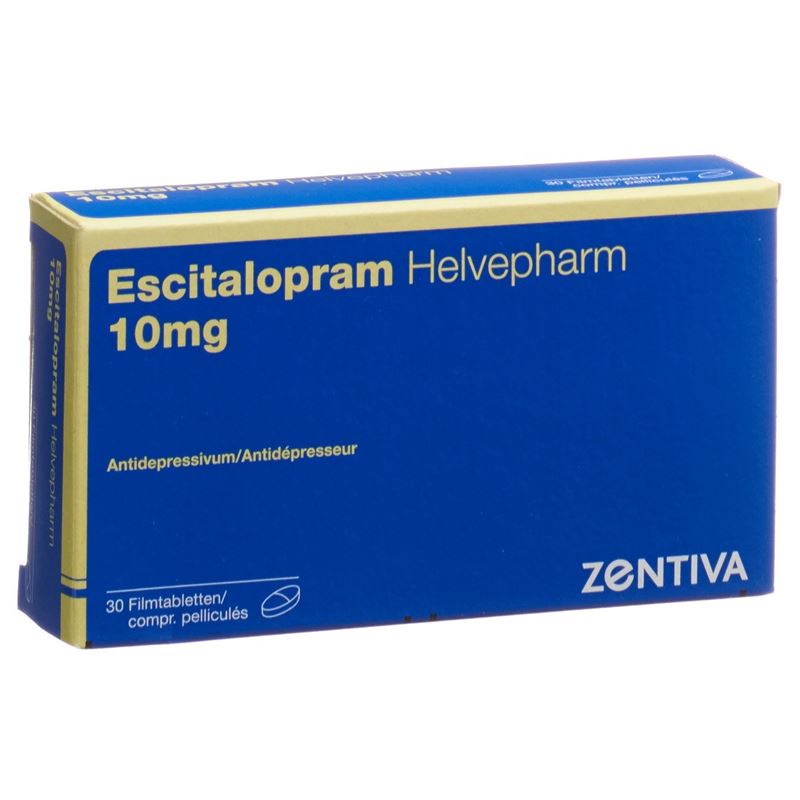 ESCITALOPRAM Helvepharm Filmtabl 10 mg 30 Stk