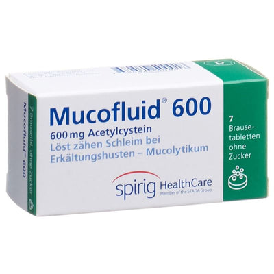 MUCOFLUID Brausetabl 600 mg Ds 7 Stk