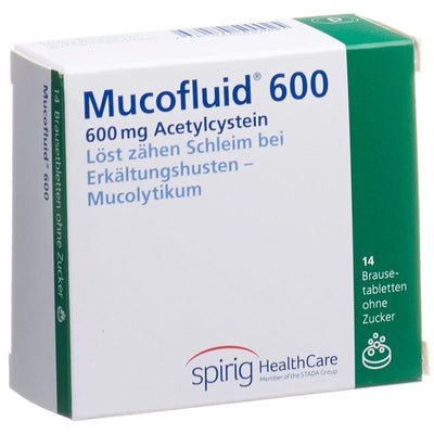 MUCOFLUID Brausetabl 600 mg Ds 14 Stk