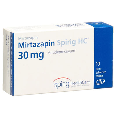 MIRTAZAPIN Spirig HC Filmtabl 30 mg 10 Stk