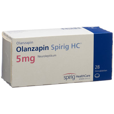 OLANZAPIN Spirig HC Filmtabl 5 mg 28 Stk