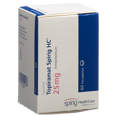 TOPIRAMAT Spirig HC Filmtabl 25 mg Ds 60 Stk