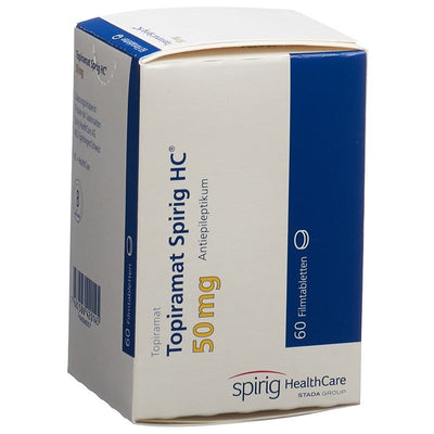 TOPIRAMAT Spirig HC Filmtabl 50 mg Ds 60 Stk